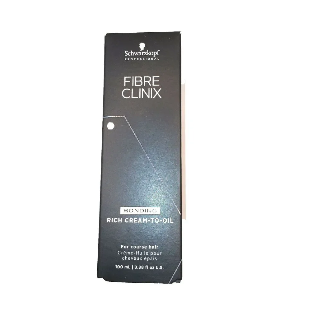 Schwarzkopf Fibre Clinix Bonding Rich Cream-To-Oil for Course Hair 3.38 oz 100 m